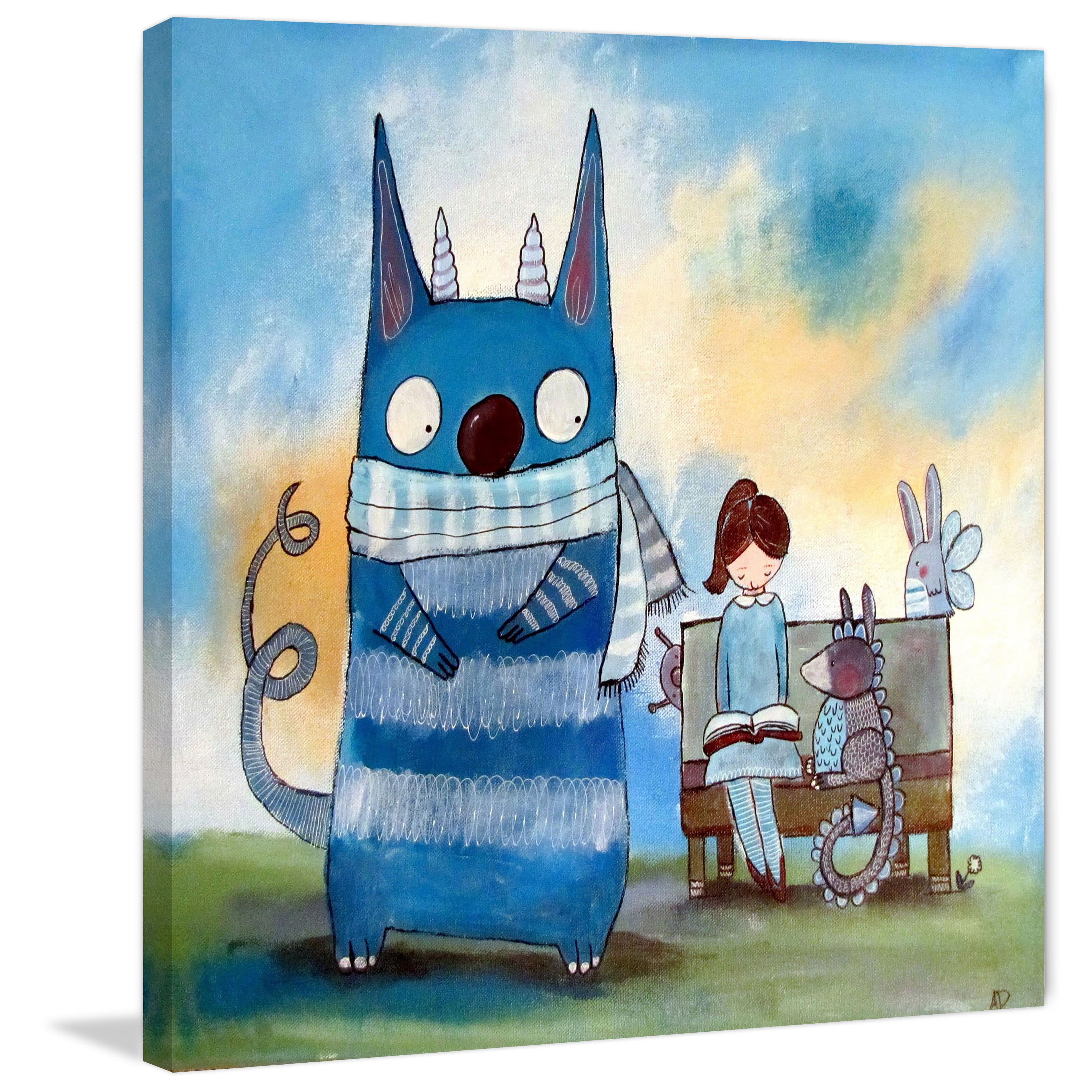 Marmont Hill "Left Out" by Andrea Doss Painting Print on Wrapped Canvas