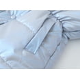 thumbnail image 4 of Girls Winter Coats with Hooded Puffer Jacket Blue Puffer Coat Zip up Long Sleeve Waterproof Girls Thicken Jacket Girls Fall Jacket 10-11 Years, 4 of 8