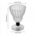 thumbnail image 2 of Striped Tall Liqueur Champagne Glass Wine Juice Cup High Temperature Resistant Milk Tea in The Ancient Cup Striped Straight C Cup, 2 of 7
