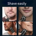 thumbnail image 4 of Rotating One Blade Mini Shave Portable Electric Shaver For Men Beard Razor Shaver Face Body Hair Trimmer Shaving Machine, 4 of 5