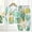 Green, variant on Cethrio Boys Summer Pajama Sets, 2 Piece Comfy Buttons Cotton Boys' Sleepwear Green Size 3-14T