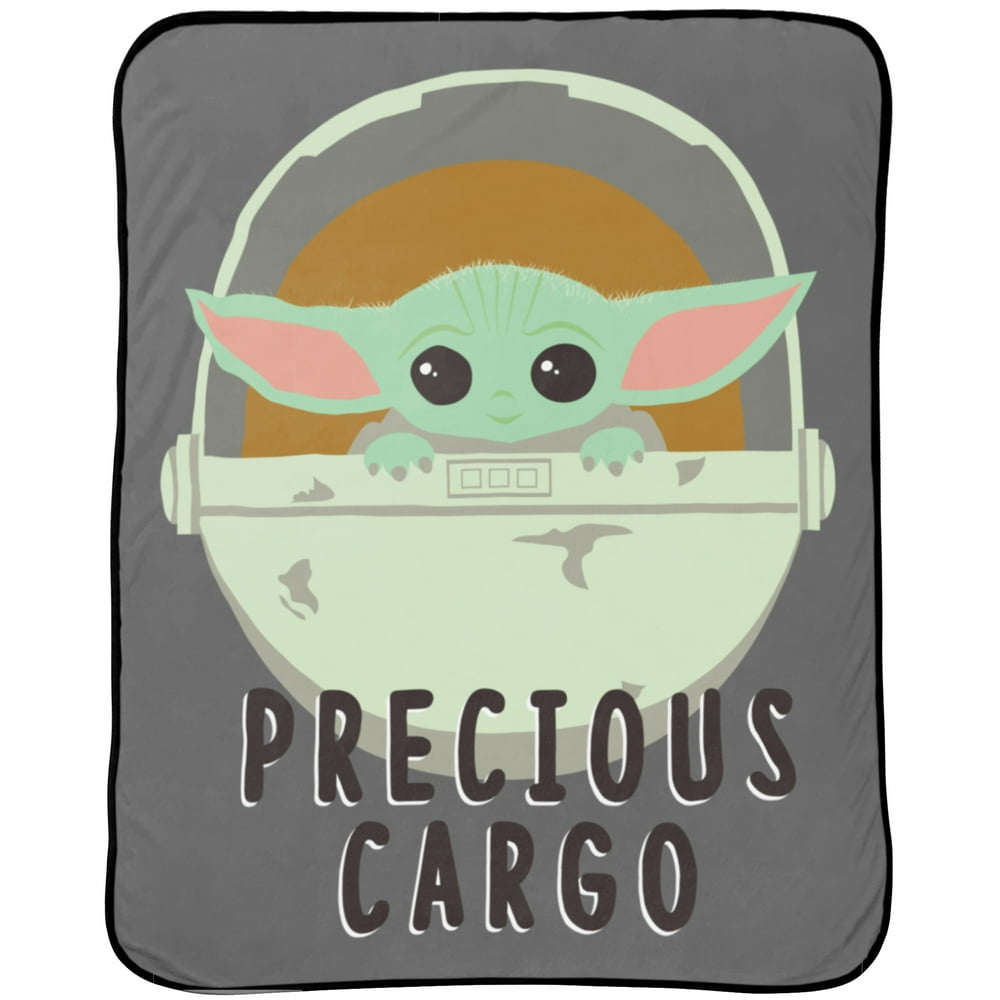 Star Wars The Mandalorian Baby Yoda Curious Child Throw Blanket