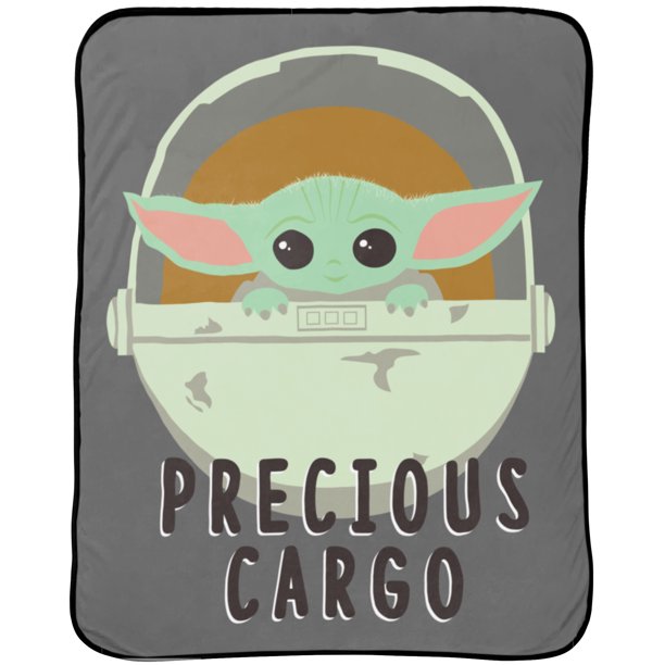 Star Wars The Mandalorian Baby Yoda Curious Child Throw ...
