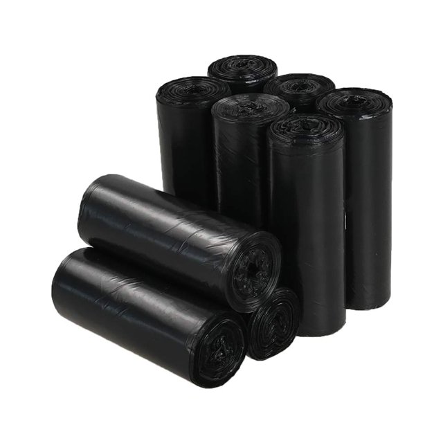 Saedy 8 gallon Kitchen Trash Bags, Black Garbage Bags, 200 Counts
