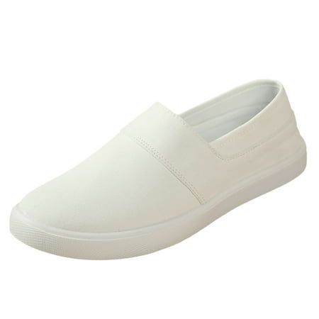 

Casual Shoes For Women Leisure Women s Four Seasons Solid Non Slip Flat Round Toe Breathable Slip On Lazy Canvas Shoes