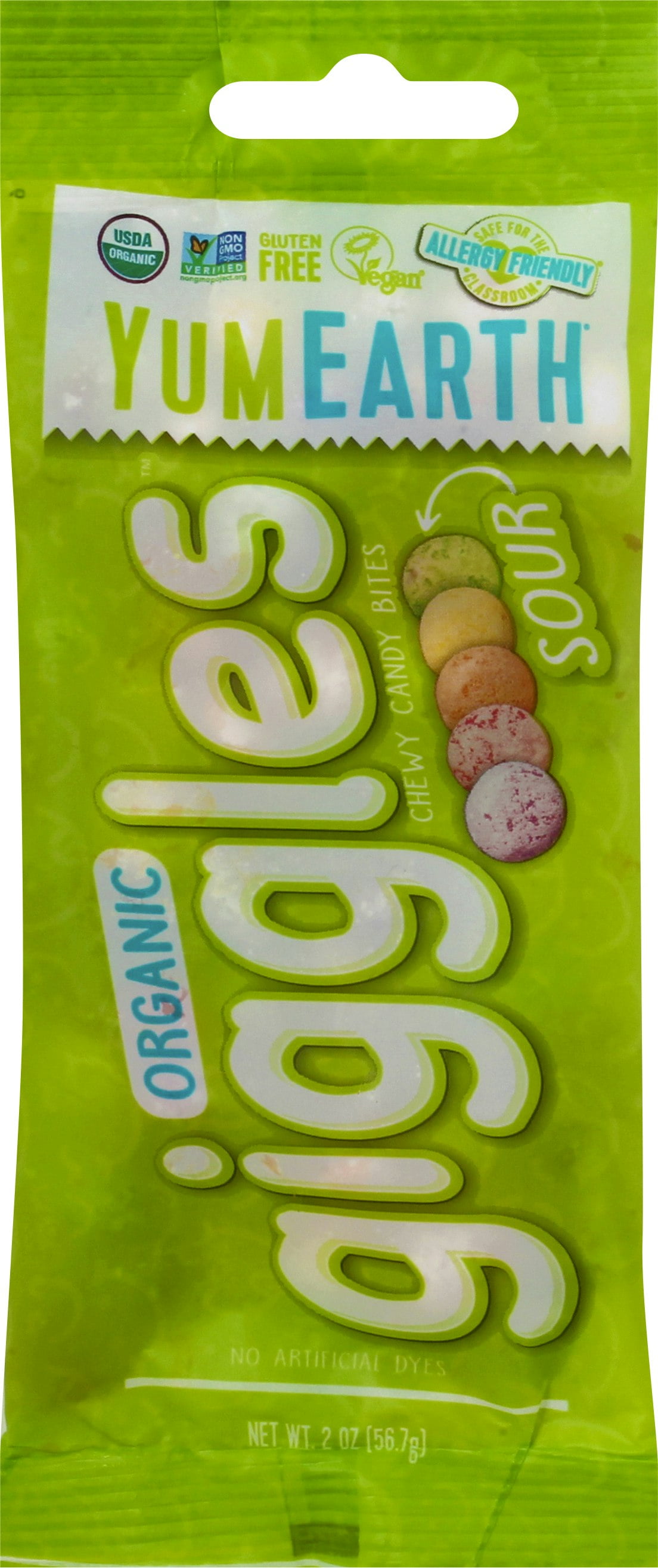 YumEarth Candy Giggles Sour Grab & Go 2 oz (Pack Of 12)