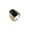 Silver, variant on Black Onyx Gemstone Ring