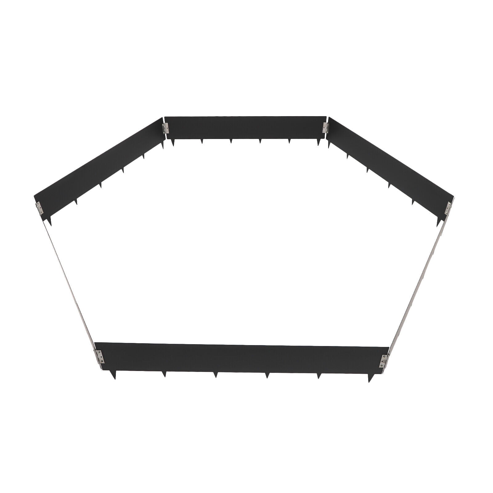 Miumaeov 6 Pack Steel Landscape Edging Lawn Outdoor Garden Barrier Bendable Edge Border 40'' L X 8.46" H