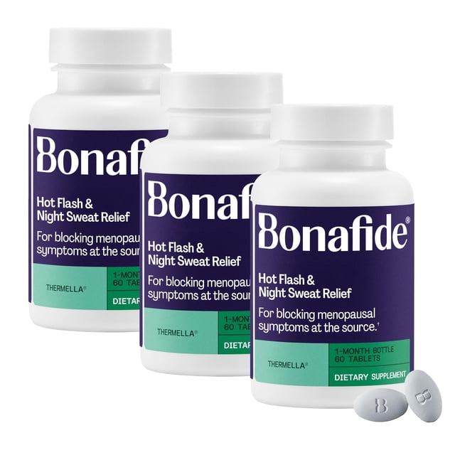 Suplemento Bonafide Thermella para alivio de sofocos de la menopausia