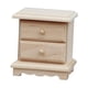thumbnail image 5 of Mesita de noche de madera a escala 1:12, casa de DIY para muñecas, decoración de dormitorio, mesitas de noche para niñas, 5 of 9