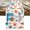 White, variant on Sunmmer Beach Table Runner Nautical Starfish Shells Bags Floral Watercolor Tablerunners 13 x 90 Inch, Table Decorations Tabletop Scarf for Summer Gathering Holiday Farmhouse Kitchen Dining Decor