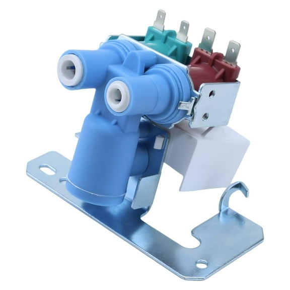 Upgraded WR57X10051 Refrigerator Dual Inlet Water Valve,Compatible with G.E,Hot.point,Ken.more Refrigerators,Replaces WR57X10032 WR57X10040 AP3672839 PS901314 IMV513 WR2X10105