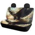 thumbnail image 2 of Pzuqiu American Flag Eagle Automotive Seat Cushion Non Slip, Breathable, Suitable for Vehicle Seats, Fit for Truck, 2 of 10