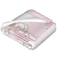 thumbnail image 4 of Kuromi And My Melody Fleece Blanket Super Soft Cozy Throw Blanket 50"X40", Lightweight Fuzzy Comfy Flannel Blanket Warm Plush Throw Blankets For Couch, Sofa, Bed, 4 of 7