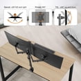thumbnail image 3 of Support de Bureau pour Moniteur LED LCD Simple, Robuste, Entièrement Ajustable, pour / un Écran jusqu'à (MD), 3 of 6