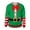 ZA Green, variant on Christmas Sweatshirt Mens Xmas Couple Crewneck Sweatshirt Long Sleeve Classic Fit with Fun Pattern Print Winter Christmas Shirts for Men Green L