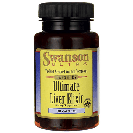 Swanson Ultimate Liver Elixir 30 Caps (Best Liver Detox Product)