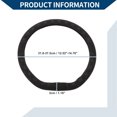 thumbnail image 4 of Unique Bargains Steering Wheel Cover Front for Car Vehicle Durable D Shape Turn Fur 1 Pcs Black, 4 of 6