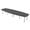 Asian Night w/Silver Base no Electric, variant on 12X4 Arc Boat Conference Room Table with Power Modules And Post Legs