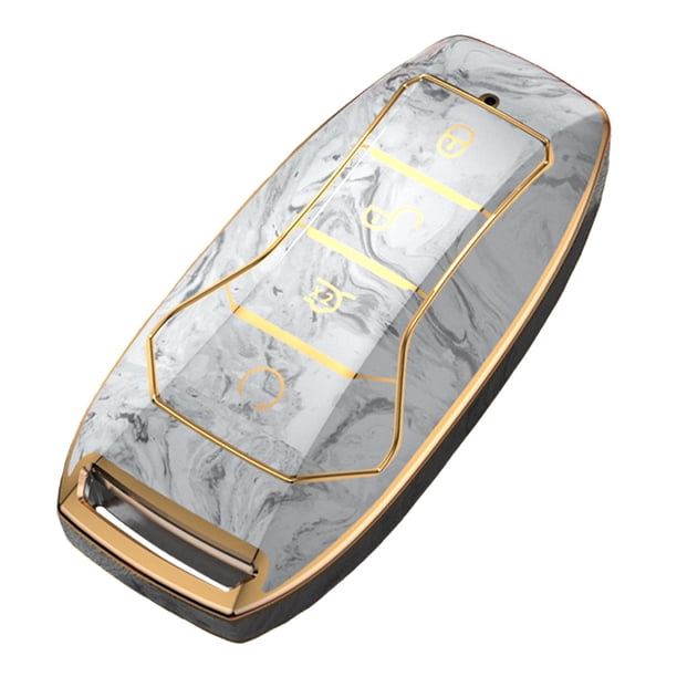Accesorios de repuesto para carcasa de llave duraderos para Byd Song Plusdmi Tang Dmi Gris