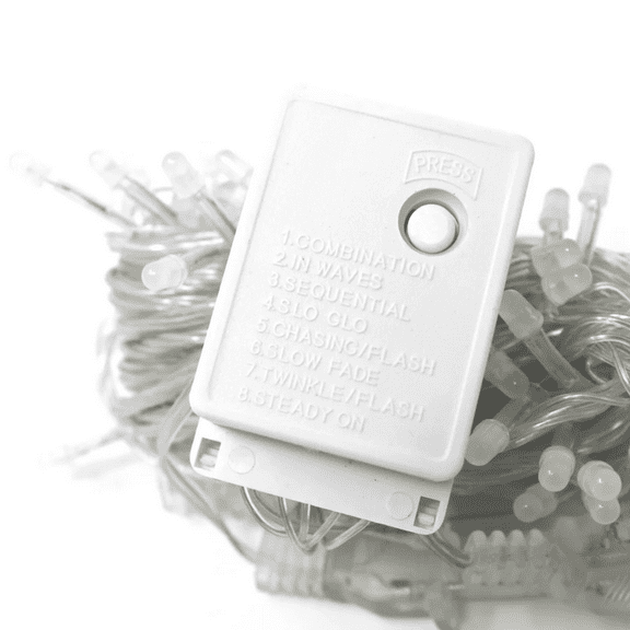 Elegani 100 LED String Lights – Matte Blue, 32 Ft 8 Modes