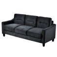 thumbnail image 3 of Modern 3-Seat Sofa Couches for Living Room Bedroom Office Small Space, 3 of 11