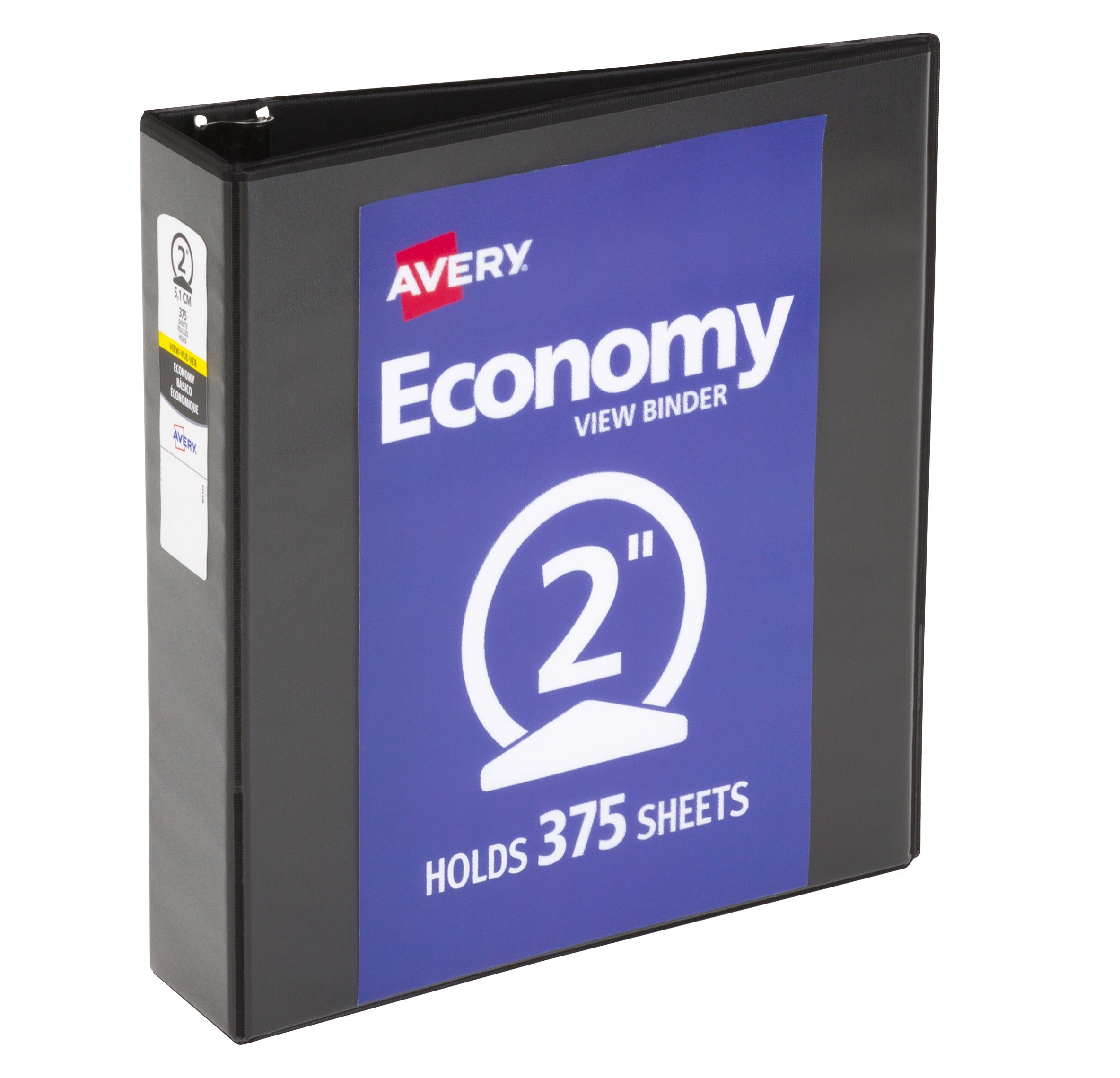Avery Heavy-Duty View Binder - 2 Inch Slant Ring, Fits 11 X 17 Inch Tabloid Paper, White (72126)