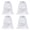 Style-3, variant on Ceiling Fan Light Covers Style-3 Transitional Bell Frosted Shade Replacement Accessory