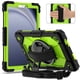 thumbnail image 2 of Funda Resistente a Golpes para Samsung Galaxy Tab A11, Funda Protectora de Silicona + Capa de PC Anti Caída con Asa Giratoria de 360°, Soporte, Correa para el Hombro, Amarillo, para Galaxy Tab A11, 2 of 8