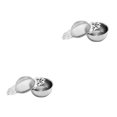 thumbnail image 3 of Injueey Stainless Steel Tea Infuser Cup Diffuser Mesh Strainer Spice Leaf Kitchen Reusable Tool Loose Filter Coffee Washable plata 2piezas Injueey CBP100103, 3 of 6