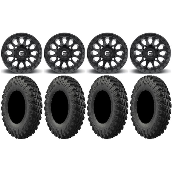 Fuel Vector MB 14" Wheels 32" MotoRally Tires Polaris RZR XP 1000 / PRO XP / Ranger XP 900/1000