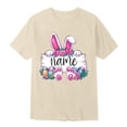 thumbnail image 3 of Adeawade Boys Easter Short Sleeve T Shirt Bunny Print Tee Crew Neck Blouse Trend Boy Summer Clothing Beige 8-9 Years, 3 of 3