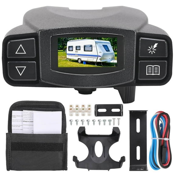 JIAHAOO Easy Install Electric Trailer Brake Controller Module Kit 90195 for Ford Chevrolet Dodge Ram Toyota Jeep SUVs