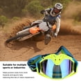 thumbnail image 4 of Motorcycle Goggles, Effective Protection Motocross Goggles TPU  for Travel, 4 of 7