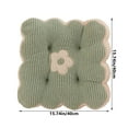 thumbnail image 2 of chaungfeng Plush Biscuit Cushion Decorative Cookie Floor Pillow 15.7in, Cute Flower Square Shaped Velvet Home Office Chair Cushion Non Slip Thickened Seating Cushions Butt Cushion, 2 of 7