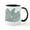 White/Black Inside, variant on CafePress - Libra Peaceful Baseball - 11 oz Ceramic Mug - Novelty Coffee Tea Cup