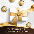 Ferrero Rocher Gourmet Hazelnut Chocolates, 1.3 oz (12 count), With Olive White Bowl By OMA