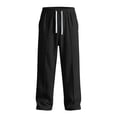 thumbnail image 5 of Mens Sweatpants Fashion Casual Solid Color Loose Winter Drawstring Pockets Pants Sweatpant Soft and Comfortable, 5 of 7