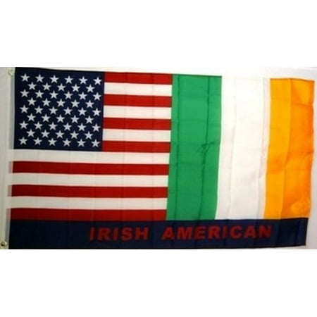 Best Friend Usa Flag - USA and Ireland Friendship Irish American Flag Polyester 3 x 5 Foot New Friend