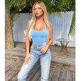 thumbnail image 3 of SURJDE Women's 3 Piece Tank Tops Ribbed Seamless Workout Exercise Shirts Yoga Crop Tops, 3 of 5