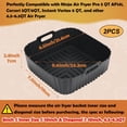 thumbnail image 2 of Forros de silicona para Ninja Air Fryer Pro 5QT AF141, AG301, 2 of 6