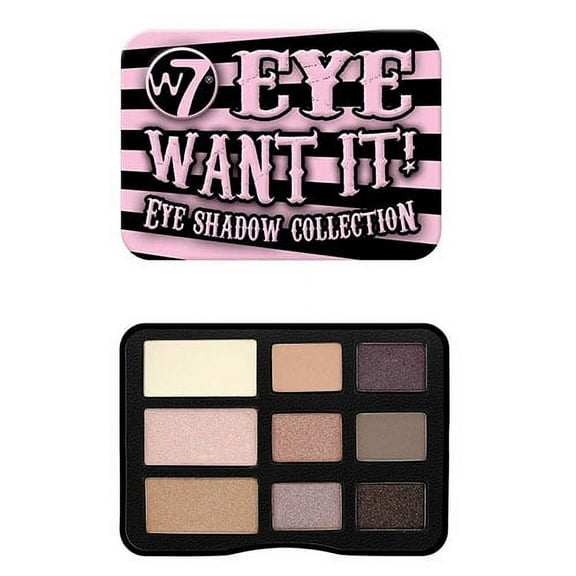 w7 EYE WANT IT Eye Shadow Collection, 9 colors:  .35 fl oz