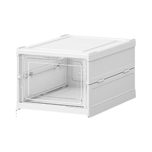 yuksok Foldable Shoe Rack Free Standing Shoe Shelf Cabinet Cabinet Bin for Entryway 1 Layer