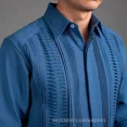 thumbnail image 3 of Guayabera Mod. Hoctún En Alforzado De Cola De Ratón, 3 of 7