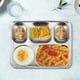 thumbnail image 4 of 1 Conjunto de plato de frutas Acero inoxidable Placa Sub-Grid Placa Bocadillo Placa de inicio, 4 of 4