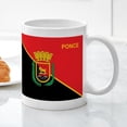thumbnail image 3 of CafePress - Ponce Flag Mug - 11 oz Ceramic Mug - Novelty Coffee Tea Cup, 3 of 4