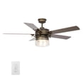 thumbnail image 2 of Alexia 52'' Smart Ceiling Fan with wall control，Works with Google Assistant and Amazon Alexa,Siri Shortcut., 2 of 3