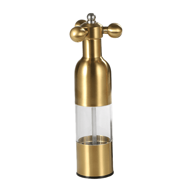 Molinillo De Pimienta Salero, Molinillo De Pimienta De Sal De Acero Inoxidable De Cocina Hecho A Mano Ajustable Levamdar CPB-US-YYM531-3