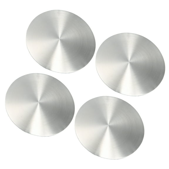 4pcs 70mm Silver Tone Car Auto Universal Wheel Center Hub Caps Emblem Badge Decal Sticker