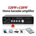 thumbnail image 2 of 1000W Home Car Power Amplifiers 2 Channel Bluetooth Surround Sound FM USB Remote Control Mini HIFI Digital Stereo Amp, 2 of 6